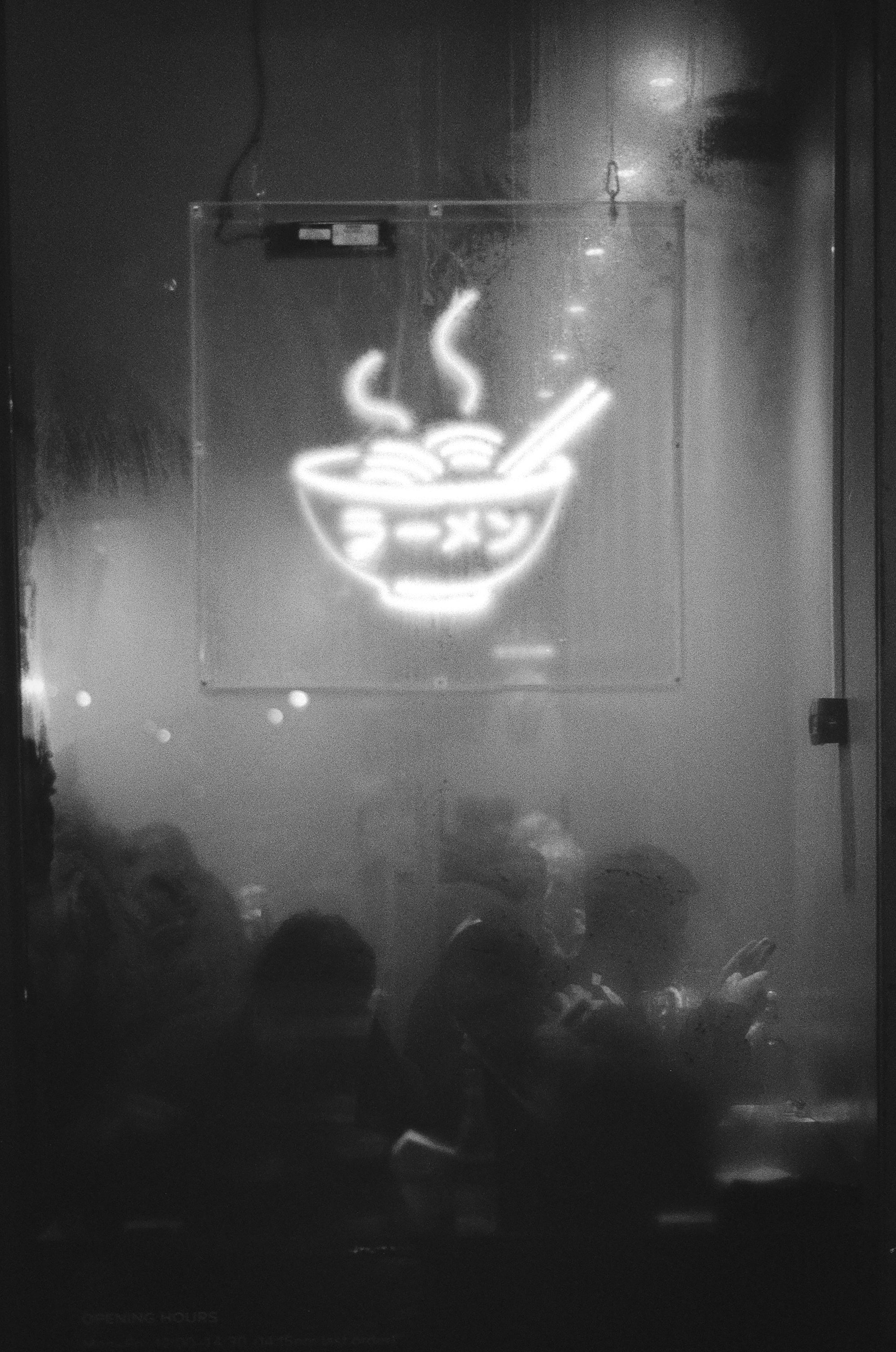 Black and white film photography with fine details