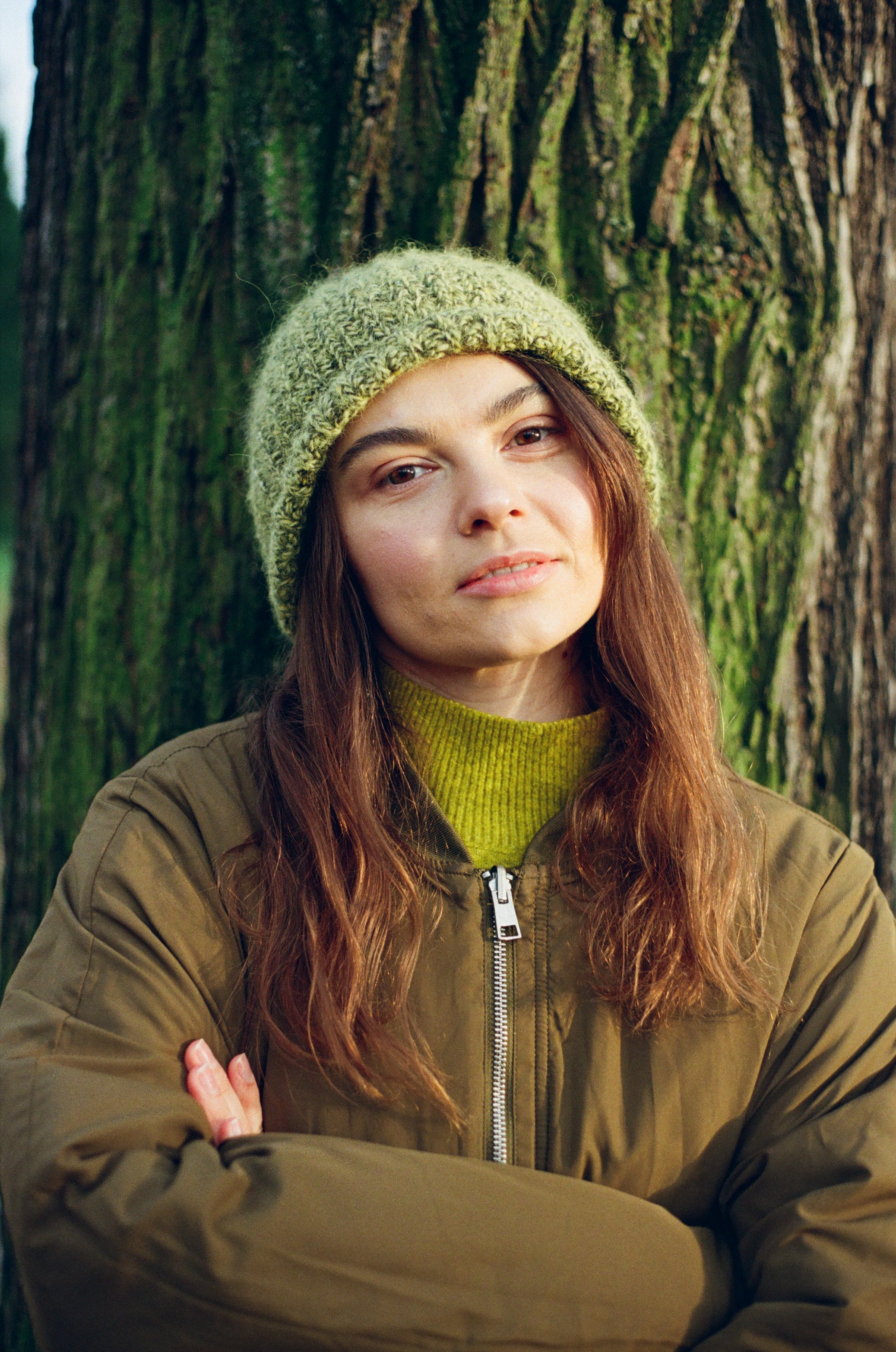 portrait taken with C41 color film