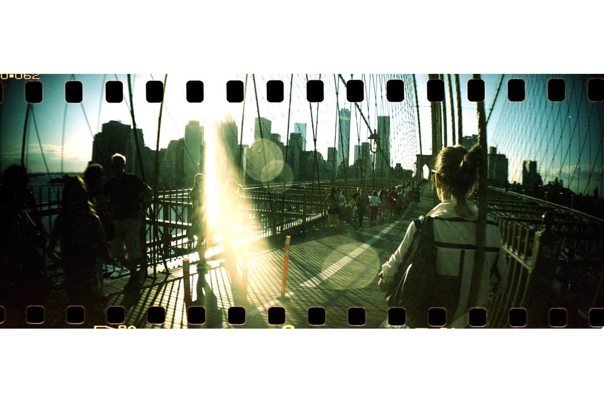 Photos taken with Sprocket Rocket 35mm panorama film camera