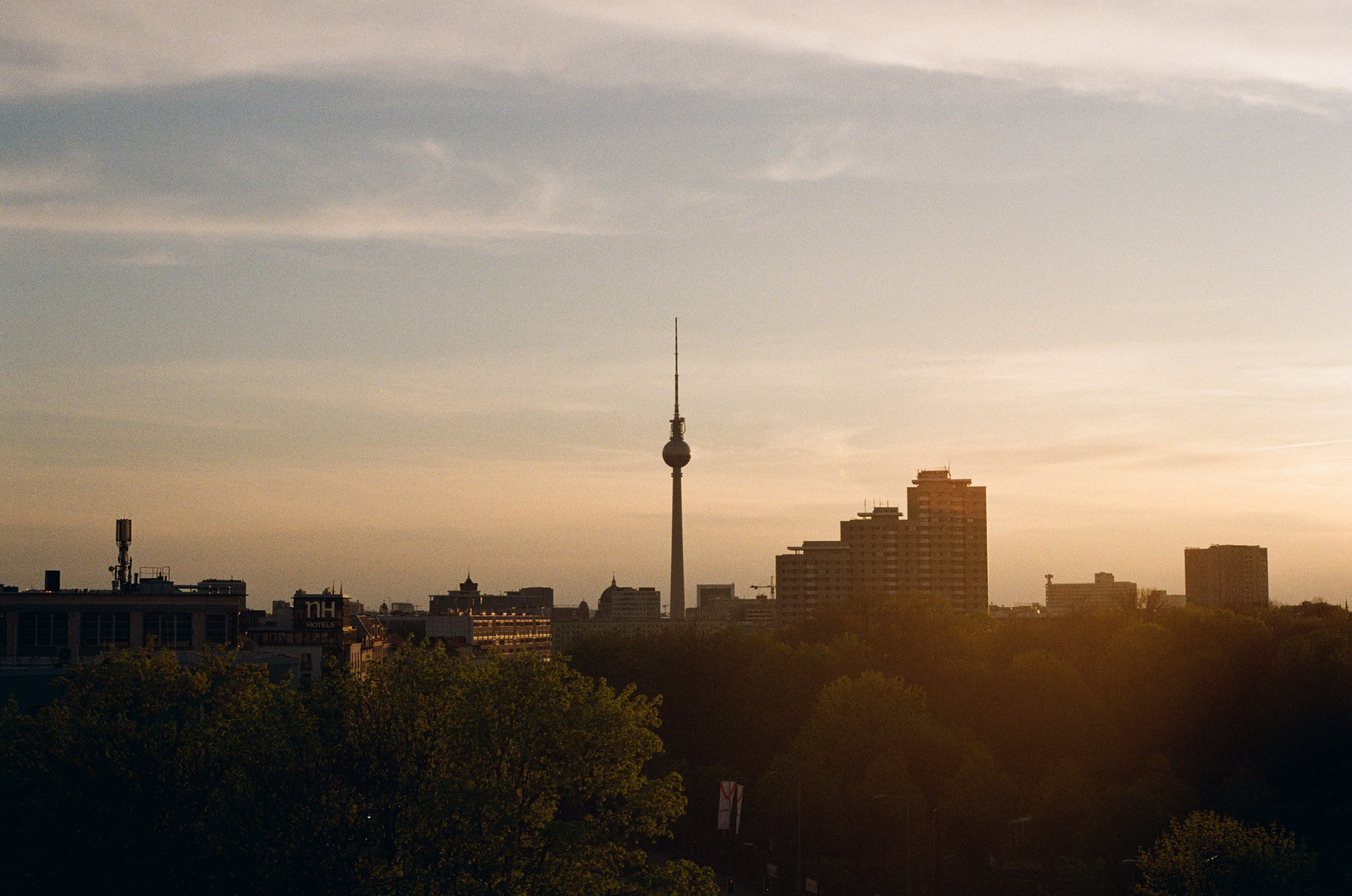 City night on color negative film