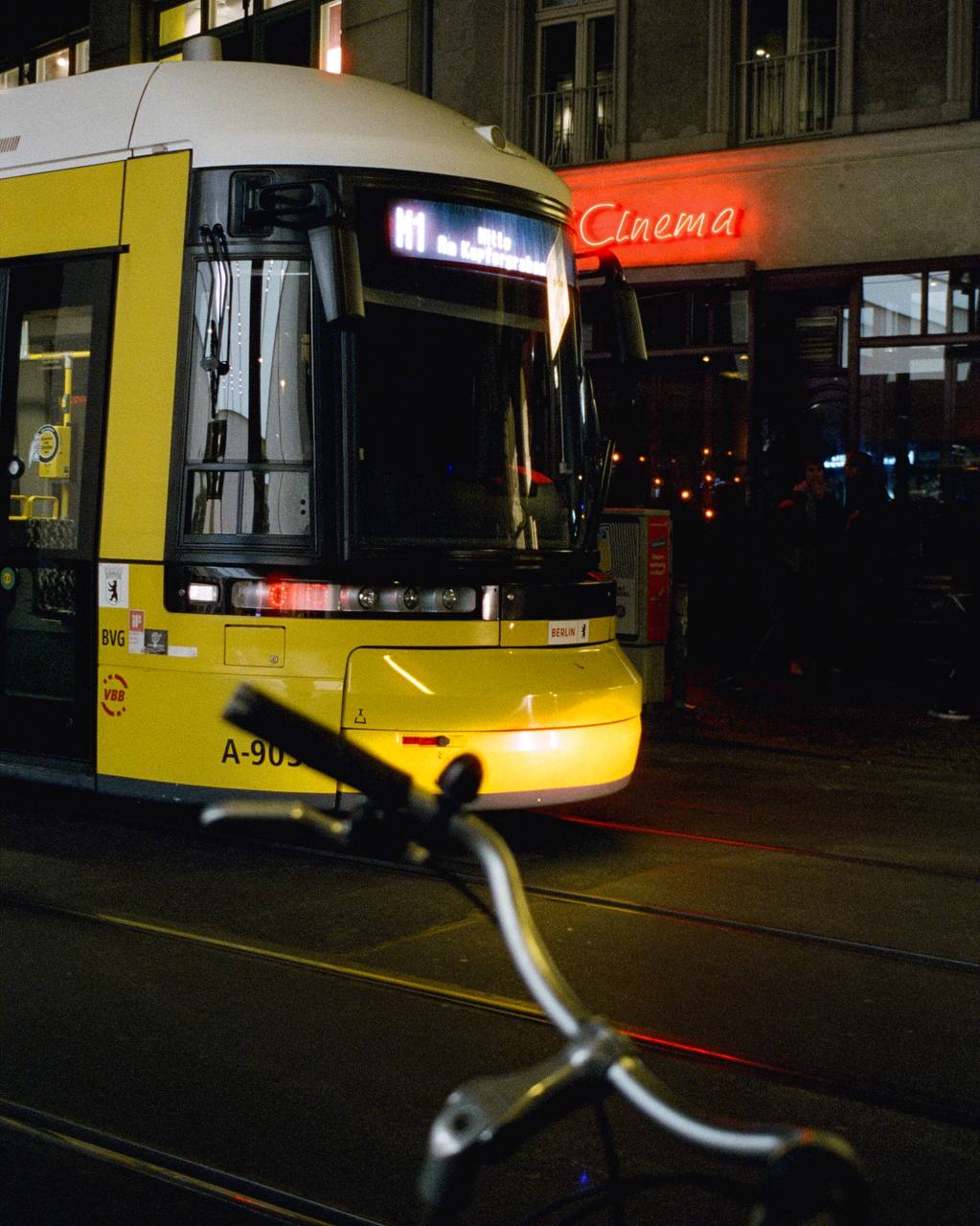 yellow and black on c41 color negative film