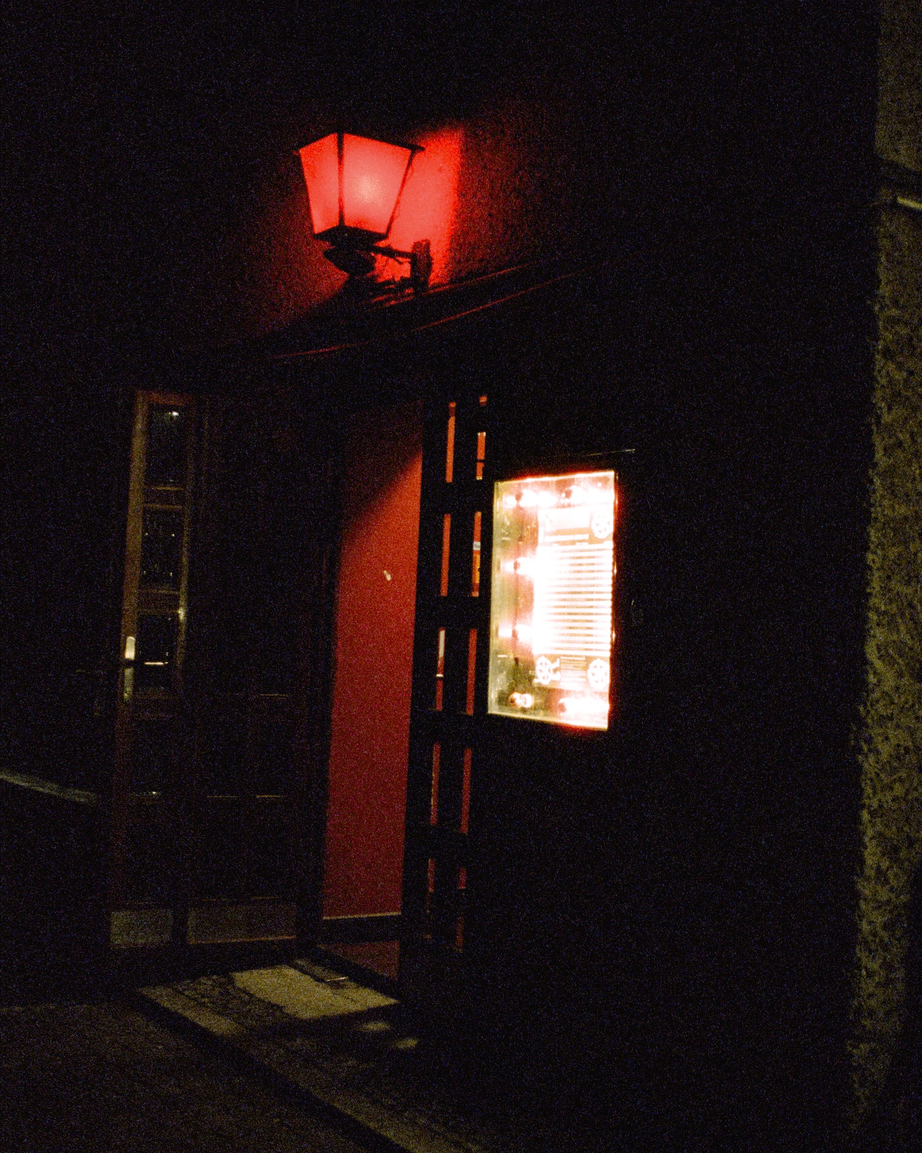 red on c41 color film
