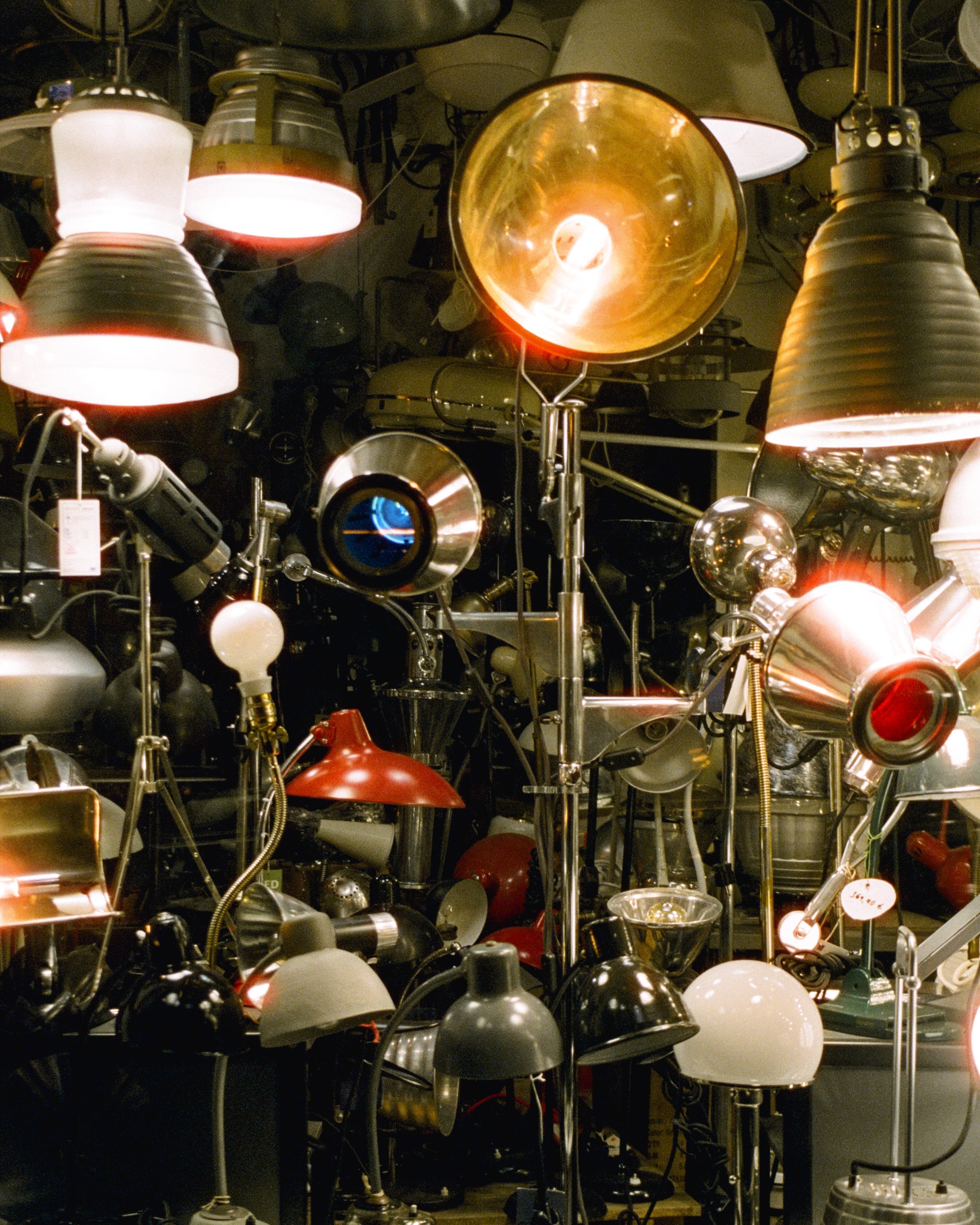 lamps on C41 color negative film