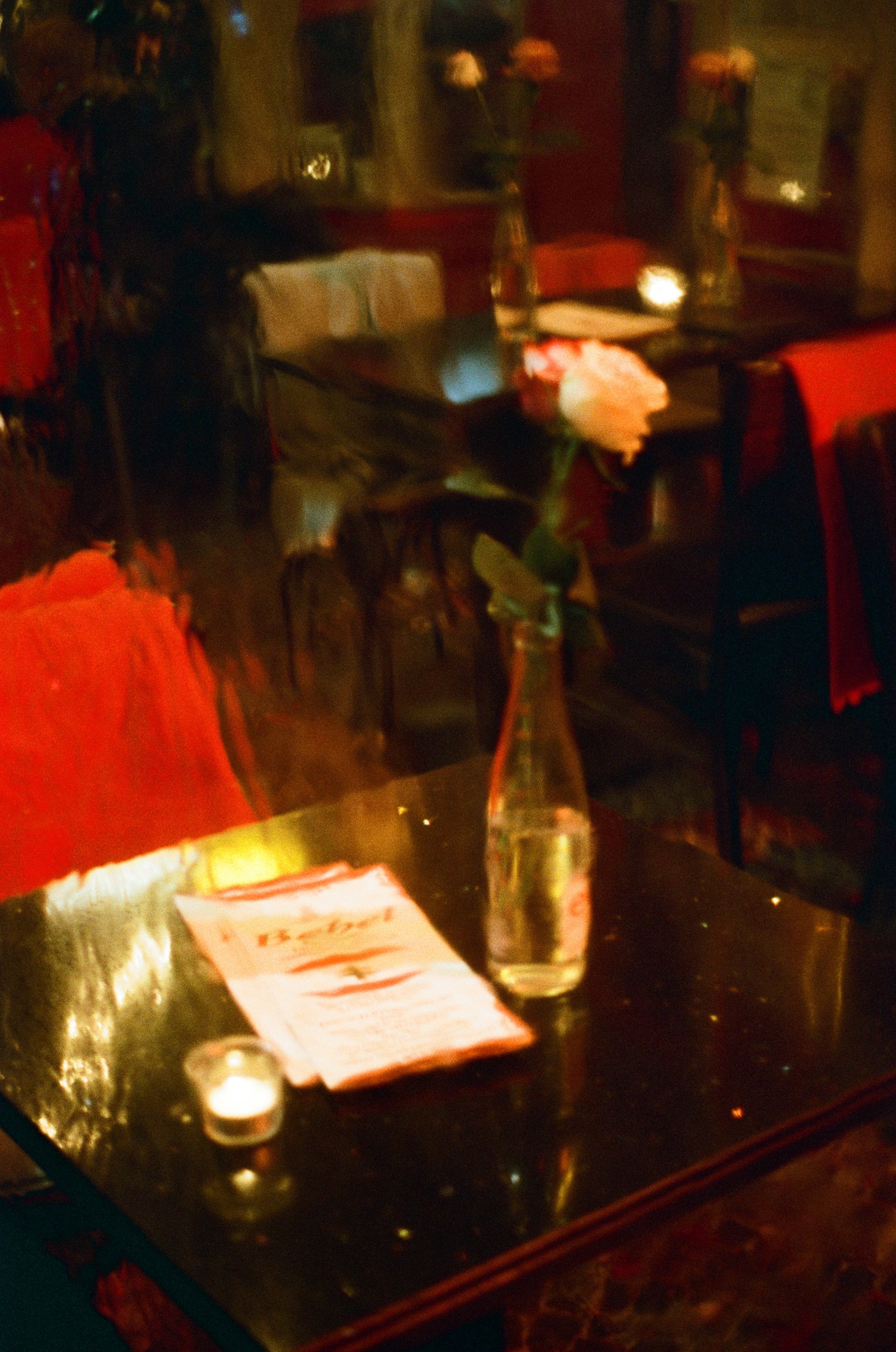 vibrant interier colors captured on color motion picture