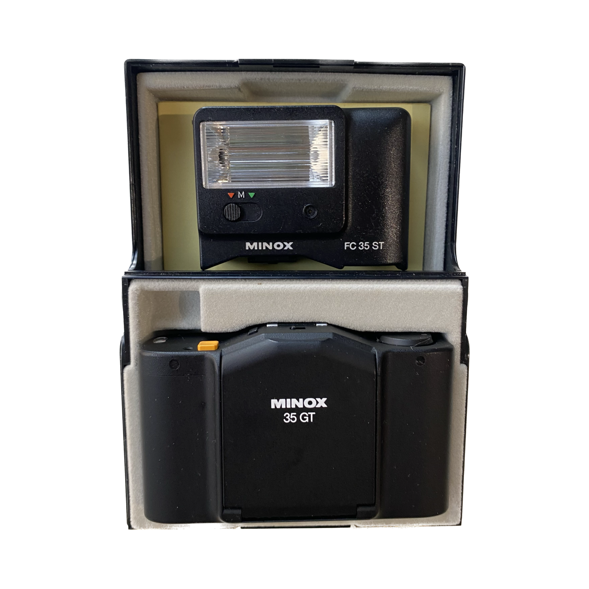 Minox GT35 viewfinder film camera with flash