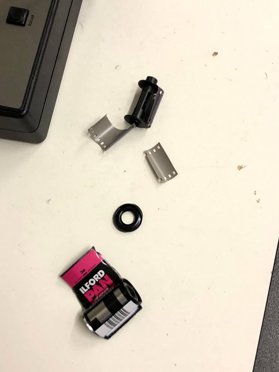 develop Ilford Pan black and white film