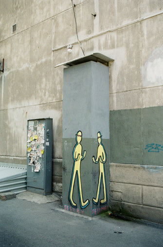 urban art on Kodak Gold 200 color film