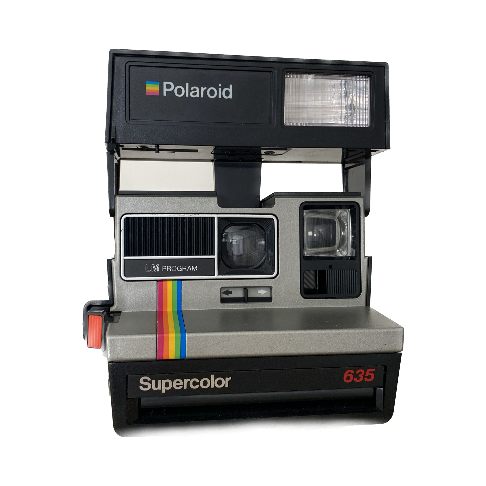 Polaroid Supercolor 635 instant camera \ silver color