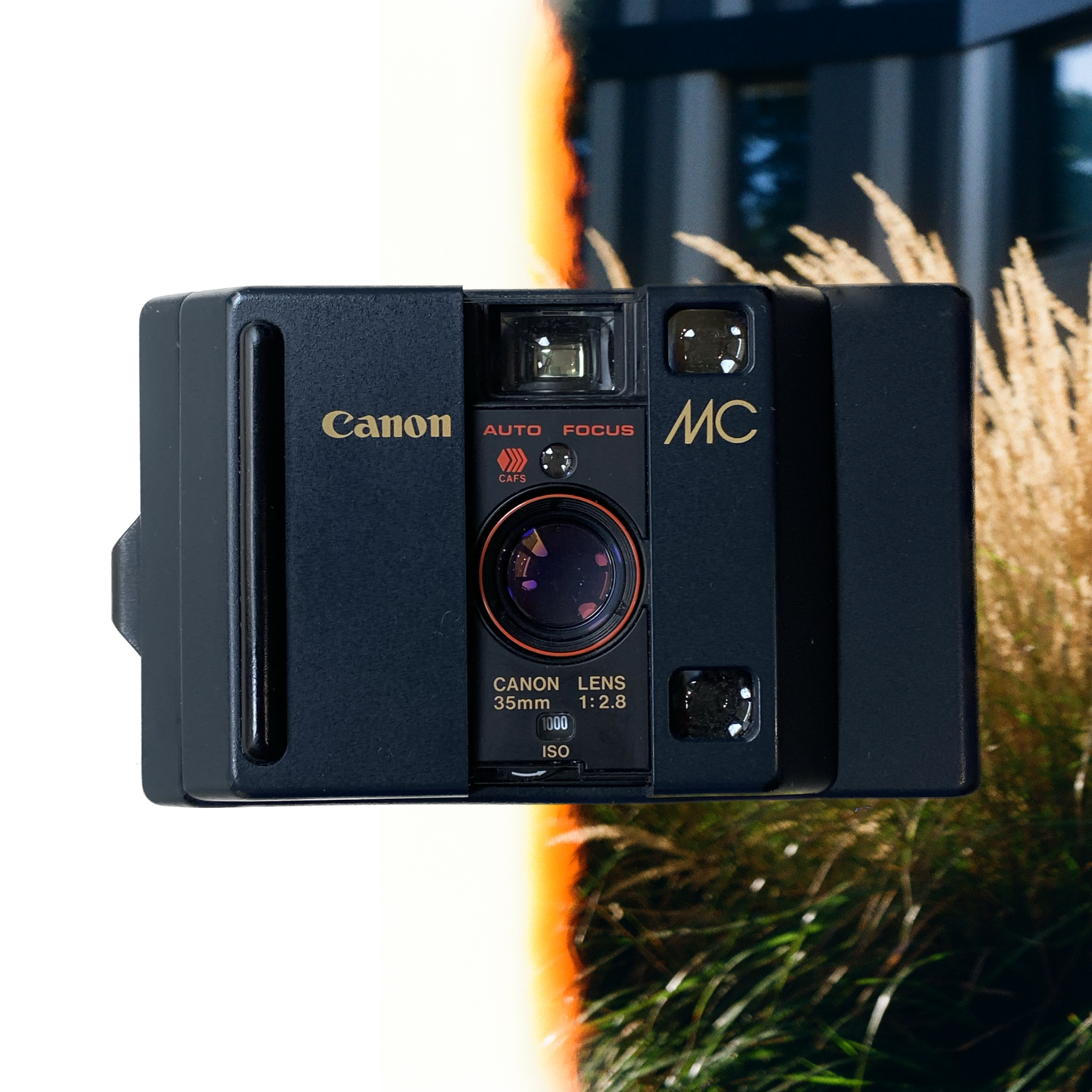 Canon MC + flash | point&shot film camera