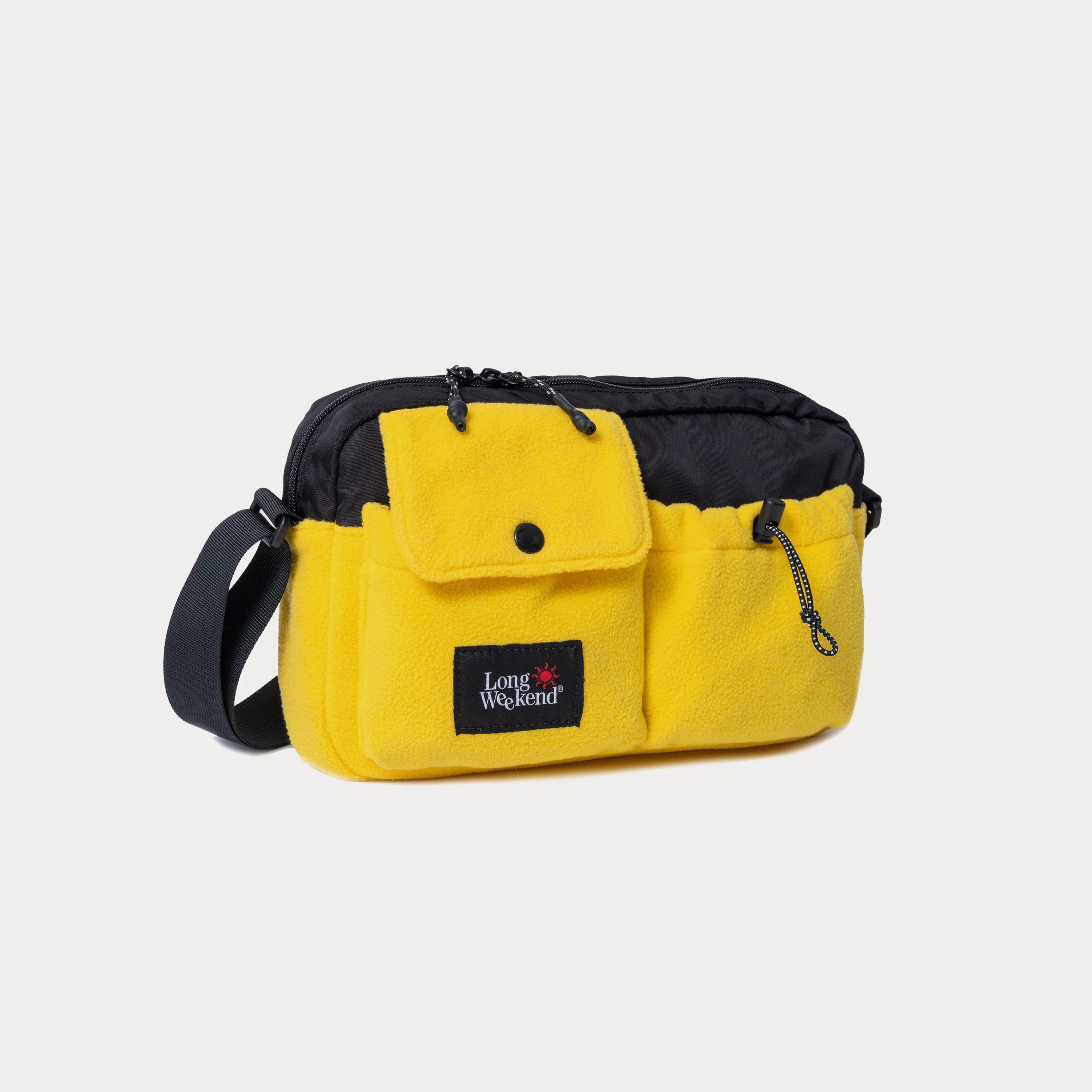 Long Weekend Santa Fe Schultertasche 3L Gelbes Fleece